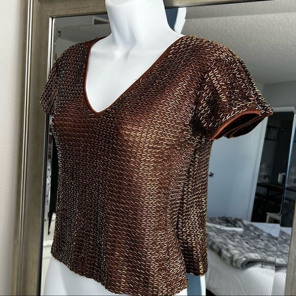 CACHÉ Top Made in Beads Size S - Picture 2 of 6
